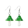 Pendientes de Resina con Manchas de Colores de Hongos de Venta Caliente Transfronteriza DIY Accesorios de Pendientes Dulces y Lindos para Niñas y Mujeres