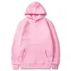 Suéter masculino de outono e inverno com veludo interno, liso, tamanho grande, moletom com capuz, suéter masculino, atacado