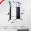 Máquina Smith de Gimnasio Bastidor de Entrenamiento Multifuncional Bastidor de Pórtico para Uso en Casa Equipo de Fuerza Equipo de Fitness Comercial