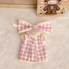 Solo ropa de muñeca Zsiga 1/8 Donde los Sueños se Hacen Realidad Gazi Jie Ropa para muñeca articulada BJD falda acolchada con botón de corazón retro