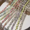 2 cm de Ancho, 9 Colores Disponibles, Encaje Bordado de Mini Rosas, Adorno de Encaje Pequeño Colorido para Ropa Infantil y Accesorios de Hanfu