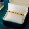 Pulsera Estilo Lujo Ligero con Circonita Incrustada Huevo de Paloma para Mujer, Pulsera de Oro de Arena Vietnamita Transfronteriza, Joyería Versátil Chapada en Oro de Cobre Que No Se Desvanecerá Fácilmente