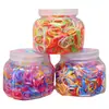 Elásticos de Cabelo Infantis para Meninas, Elásticos Coloridos e Fofos para Rabos de Cavalo, Tranças e Coques