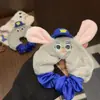 Acessório de cabelo de pelúcia Zootopia elástico de cabelo Nick Wilde Judy corda de cabelo desenho animado fofo franja clipe lateral