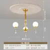 Lámpara de Araña Estilo Nuevo, Lámpara de Sala de Estar, Lámpara Principal Moderna Simple y Elegante, Lámpara de Cristal de Lujo Ligero Nórdico, Iluminación de Gama Alta para Comedor y Dormitorio