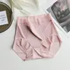 Bragas Suaves de Encaje de Cintura Alta, Sin Costuras, Control Ligero del Vientre, Entrepierna de Seda, Alta Elasticidad, Calzones Transpirables para Mujer, Estilo Delgado de Verano