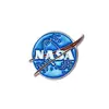 Criativo Insígnia de Emblema com Logo Inglês da Nasa Americana Versátil Liga de Metal Broche para Roupas Acessórios para Mochila Atacado