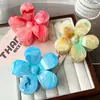 Nuevo Pasador de Cabello de Color Cambiante UV de Verano, Elegante Pasador de Cabello con Patrón de Mármol, Sencillo Pasador de Tiburón de Flor de Plumeria