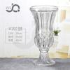 Estilo Europeu Criativo Entrada Luxo Vento Romano Lâmpada Vaso de Vidro Alto Perna Transparente Arranjo de Flores Quarto Pequeno Castiçal Ins Pousada