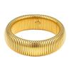 Pulseira Elástica Enrolada Estilo Europeu e Americano, Pulseira Osso de Cobra em Aço Titânio, Não Desbota, Versão Larga de Nicho de Alto Padrão, Pulseira Listrada Pescoço de Ganso