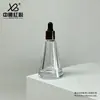 Nuevo en Stock Botella Gotero de 15 ml con Forma de Cono de Té Degradado Mate y Fondo Grueso Botella para Aceite Esencial Perfume Botella Dispensadora de Esencia Venta al por Mayor