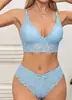 Conjunto de sutiã estilo francês para mulheres com pouco busto, push-up, sexy e atraente, sem aro, de renda, plus size, lingerie anti-queda, comércio exterior