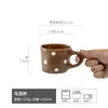 Taza de agua de cerámica creativa vintage, taza de alto valor para uso doméstico, taza de desayuno, taza de té al por mayor para uso comercial