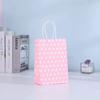 Nueva Moda Simple Lunares Frescos Serie Lunares Papel Kraft Fiesta Vacaciones Regalo de Cumpleaños Bolsa de Regalo en Stock
