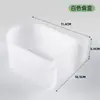 Caixa de Comida para Pássaros Pele de Tigre Xuan Feng Criação Papagaio Comedouro Extra Grande Espessado Calha de Comida Caixa de Comida Semicircular Acessórios para Gaiola de Pássaros