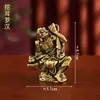 Latón Dieciocho Arhats Dragón Cayendo y Tigre Domado Juego Completo de Cobre Puro 18 Hombres de Bronce Adornos Vintage Colección de Bronce Artesanías