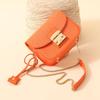 Bolso Pequeño para Mujer, Nuevo Estilo Versión Coreana, Bolso Sencillo Versátil con Cadena de Cierre, Bolso Cuadrado Pequeño, Bolso Bandolera de Un Hombro