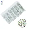 Venda Quente Transfronteiriça Cor para Nail Art Diamante para Nail Art Broca de Vidro com Fundo Plano Strass para Nail Art Acessórios de Joias DIY