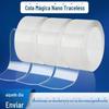 Tubo pequeno transparente nano fita adesiva soquete moldura fixa acrílico sem costura pasta adesivo alto adesivo não residual nano adesivo dupla face