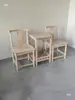 Sillón de Madera Maciza Roble Blanco Estilo Chino, Silla con Reposabrazos Estilo Antiguo, Silla Sombrero Oficial, Silla Peine, Silla de Té