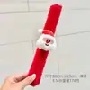 Anel de Pressão de Pelúcia Novo Transfronteiriço Tema Natalino Festa Decoração de Festa Presente Pulseira de Alce Pronta para Venda