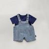 Pantalones Strb para Bebé Ins Ropa de Verano Shorts Delgados Verano Ropa Casual Estilo Occidental para Niños 0-3 Años