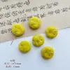 Serie Verde Amarillo de Fuegos Artificiales de Vidrio Checo Doméstico Placa Grabada Hoja Hecha a Mano Pintada con Oro Materiales y Accesorios para Pulsera DIY