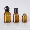 30ml 50ml 100ml Frasco de Perfume Cilíndrico Marrom com Tampa de Baioneta Frasco de Spray de Vidro Portátil para Dispensar
