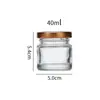 Garrafa ninho de pássaro resistente a alta temperatura vidro para cozinhar no vapor sub-engarrafado guisado fresco garrafa de vidro padrão garrafa vazia 50 ml em estoque atacado