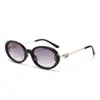 2026 Nuevas Gafas de Sol de Moda con Montura Completa Ovaladas Transfronterizas Templo Retro Europeo y Americano Simple con Forma de Corazón Gafas de Sol de Moda para Mujer