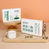 Caja de Cubiertos para Pastel de Cumpleaños Caja de Empaque para Vajilla Plato Desechable de Papel para Repostería Plato para Cubiertos Caja para Velas Caja de Juego