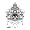 Adesivos de Tatuagem Temporária Impermeáveis para Peito Transfronteiriços, Adesivos de Tatuagem Gráfica Grande de Flor Original para Braço, Adesivos de Tatuagem Descartáveis, Adesivos de Tatuagem que Mudam de Temperatura