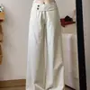 Pantalones de pierna ancha con microcampana Chao Li, con stock, tacto relajado, cintura de doble botón, para mujer, nuevo estilo Otoño/Invierno 2026, cubren las caderas, muestran delgadez, largo hasta el suelo