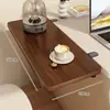 Placa de Extensión para Escritorio Soporte de Brazo para Computadora Placa de Extensión de Expansión de Mesa Soporte para Reposamuñecas de Estación de Trabajo Soporte sin Agujeros