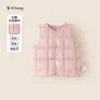Ropa para niños Youbao, chaqueta interior cálida y versátil para niñas, chaleco para niños engrosado a prueba de tres, chaleco de plumón de invierno para niños