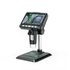 Processamento Personalizado Microscópio Digital de 4,3 polegadas HD Eletrônico Digital Ampliação 1000X Instrumento Industrial para Teste de Beleza
