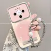 Adequado para Capa de Celular Huawei Mate80 Estilo Ins Cool Huaweimate80Promax Simples Rosa Manchas