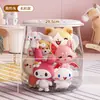 Banquito Almacenamiento para Niños, Juguetes de Peluche, Muñecas, Caja de Almacenamiento, Contenedor para Artículos Varios, Banquito de Almacenamiento Transparente