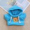 Sudadera de Osito de Peluche Muñeco Oso de Peluche Muñeco de Algodón Mascota Disfraz de Perro Sudadera con Capucha Mini para Muñecas