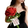 Regalo del Día de San Valentín, Ramo Gigante de Flores de Rosa, Ramo Hecho a Mano para Novia, Amante, Flor de Rosa, Regalo Creativo para el Día de San Valentín