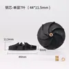 Pás de Ventilador de Aspirador de Carro, Design de Pás de Ventilador de Plástico, Pás de Ventilador Centrífugo Inclinadas para Trás, Acessórios de Roda de Ventilador para Limpeza de Janelas de Plástico