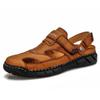 Sandalias transpirables para hombre, estilo transfronterizo, para exteriores, verano 2021, con costura de velcro, de moda, talla grande