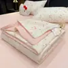Colcha Fresca de Seda com Toque de Gelo, Nova para Primavera/Verão 2026, Colcha de Verão, Colcha com Ar Condicionado, Toque Duplo Fresco e Macio, Amigável à Pele e Respirável