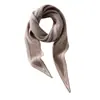 Cachecol de tricô de cashmere listrado para outono e inverno, unissex, quente, estiloso, com design em blocos de cor, também disponível como cachecol triangular