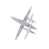 Broche de Estrella Pin de Solapa Ins Trendy Personalizado Pin de Estrella de Pedrería Anti-Luz Accesorios Fijos para Ropa Hebilla para Toalla de Seda