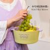 Nuevo Estilo Estilo Simple Cesta de Drenaje de Doble Capa Simple Alto Valor de Belleza Almacenamiento de Cocina Multifunción Escurridor de Frutas Lavabo para Lavar Verduras