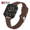 Reloj de Cuarzo Ofns, Elegante Reloj Cuadrado con Correa de Silicona para Hombre y Mujer, Tres Ojos Seis Manecillas Escala de Tira, Resistente al Agua Luminoso
