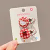 Presilhas de Cabelo Sanrio Fofas com Clipe Ins Estilo Girly Coração Desenho Animado Presilha de Cabelo Cachorro Cinnamon Melody Franja Lateral Presilha de Cabelo para Estudante