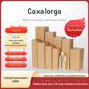 Caixas Quadradas de Papel Atacado para Embalagens de E-Commerce, Garrafas de Água, Guarda-chuvas e Caixas para Entrega Expressa, Tiras Longas Corrugadas B-Flute Espessadas Retangulares