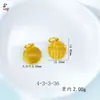 Pendente Antigo de Animal Dourado da Sorte para Pulseira e Colar DIY Pingente de Sorte Alta Retenção de Cor Joias para Revenda